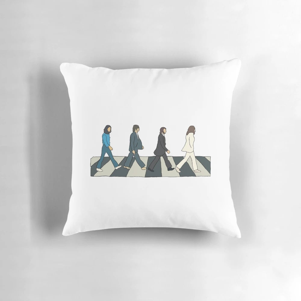 The Beatles Abbey Road Pillow featuring iconic album artwork