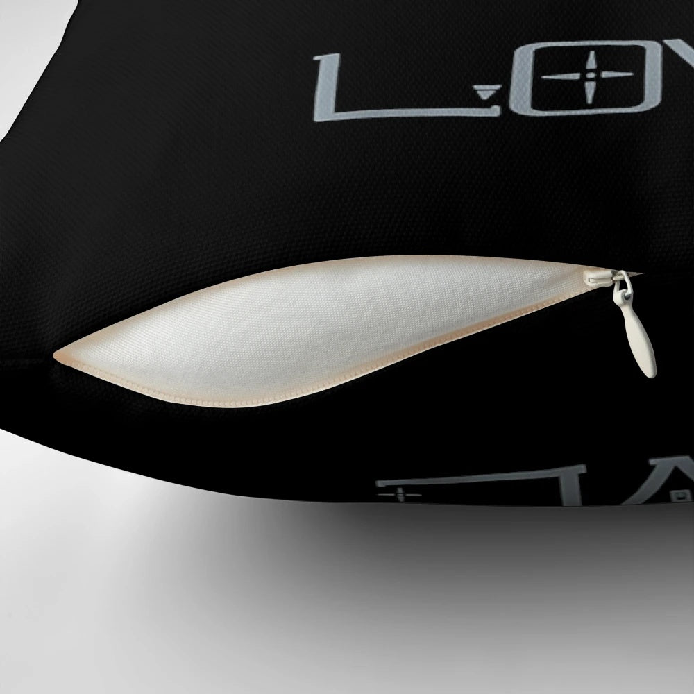 The Cult Love Band Themed Pillow, Featuring the Band's Iconic Logo