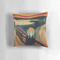 Iconic "The Scream" by Edvard Munch inspired safe scream pillow