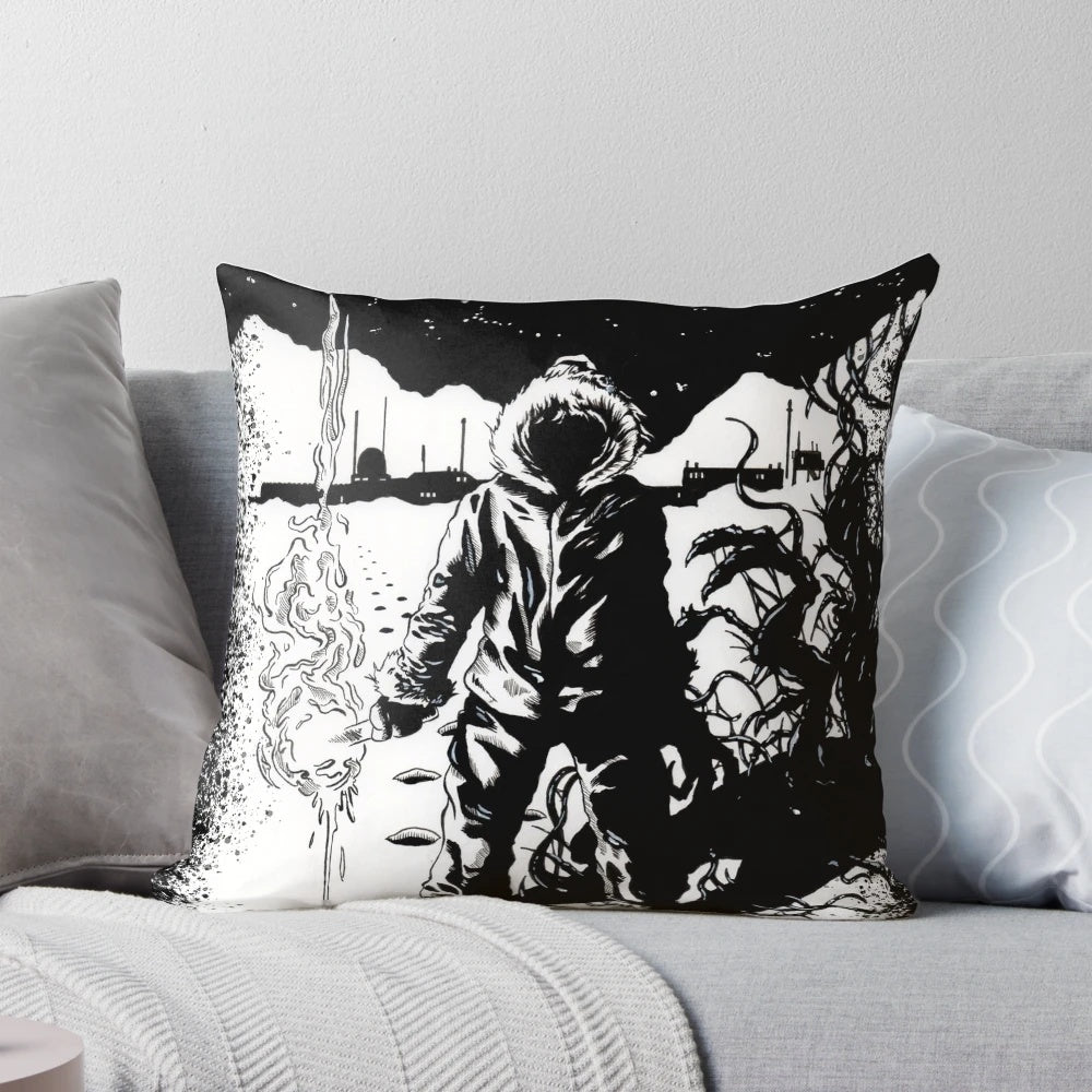 The Thing Horror Movie Themed Throw Pillow
