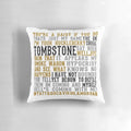 Tombstone movie quotes decorative throw pillow