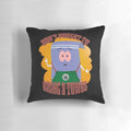 Towelie from South Park printed on a soft, decorative pillow.