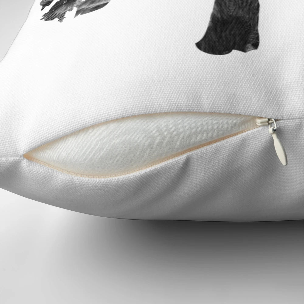 A cozy pillow featuring a tree-shaped design, inspired by the iconic album cover of U2's "The Joshua Tree