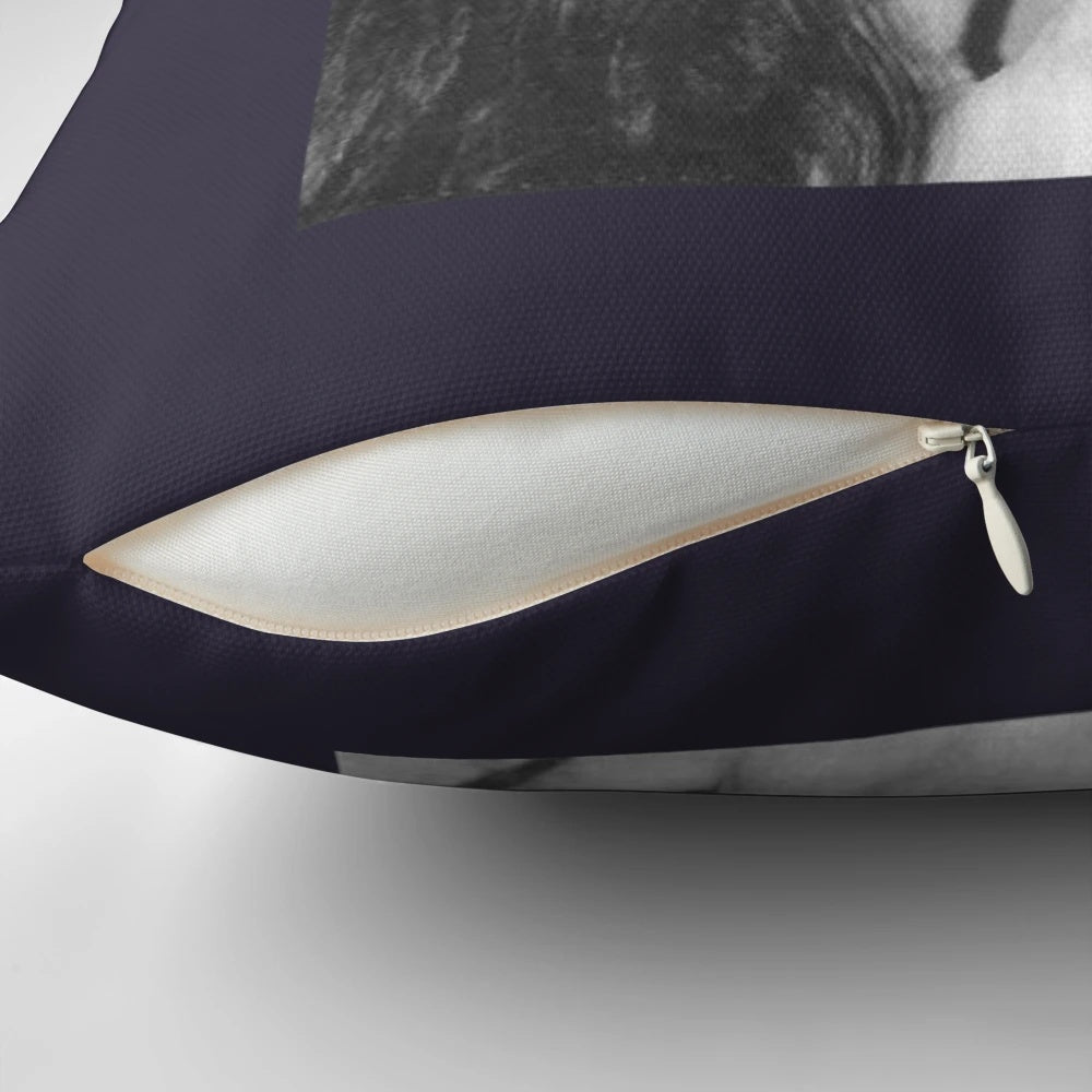 Type O Negative rock music pillow featuring Peter Steele's gothic metal style