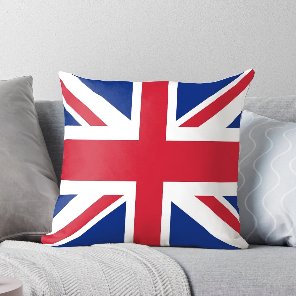 Union Jack Flag Pillow - Vibrant British Pride Design