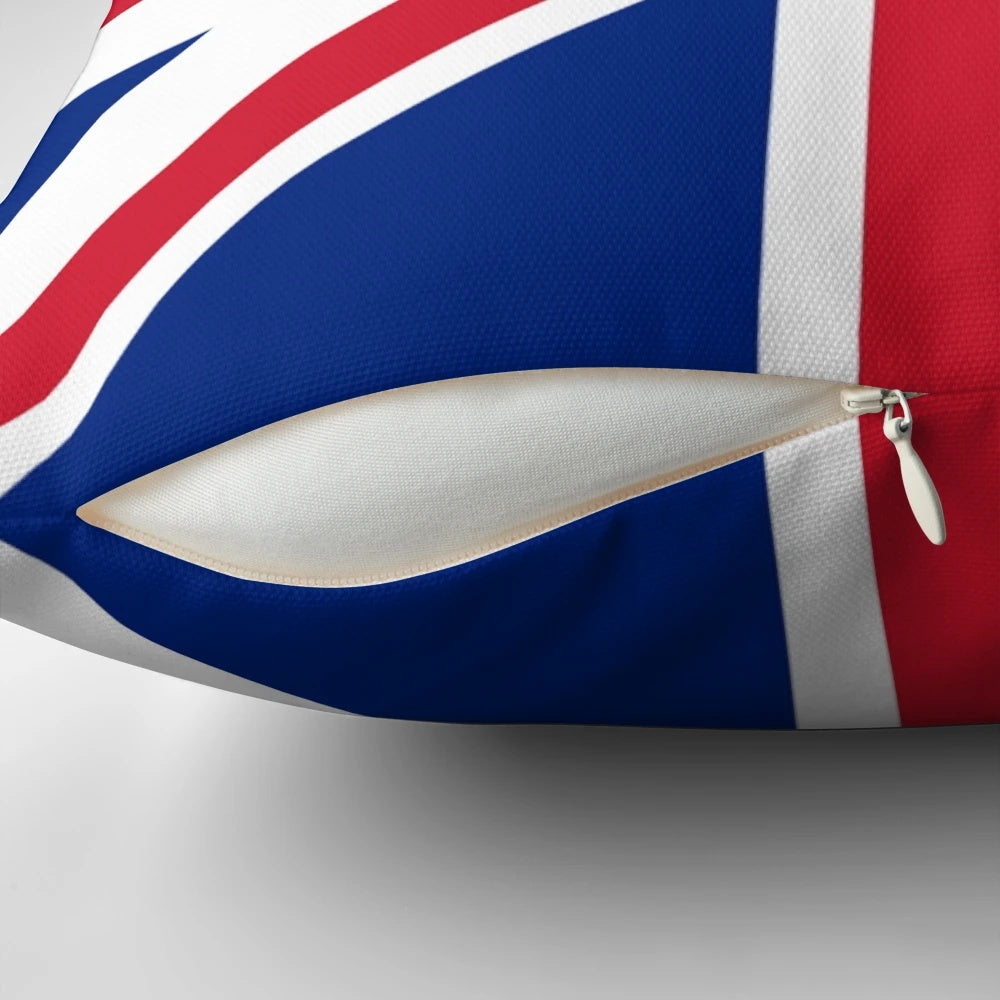 Union Jack Flag Pillow - Vibrant British Pride Design