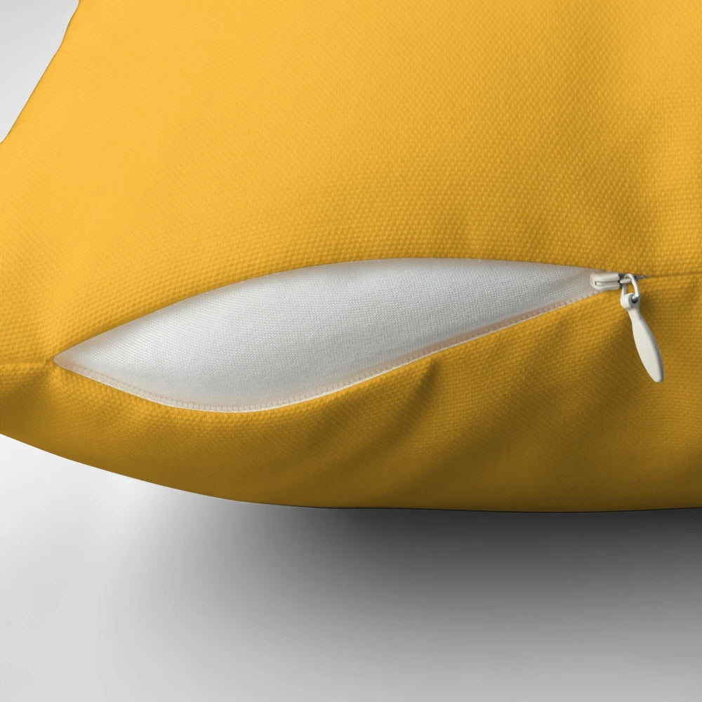 Wes Anderson inspired throw pillow with vintage movie imagery