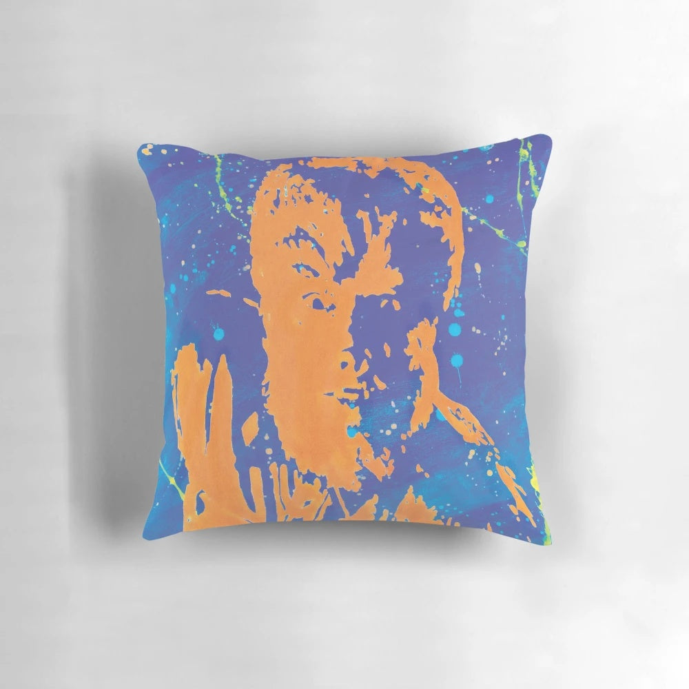 Colorful pop art illustration of the Wolfman, a classic Universal monster