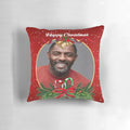 Idris Elba Christmas Pillow featuring the popular actor in a festive holiday design