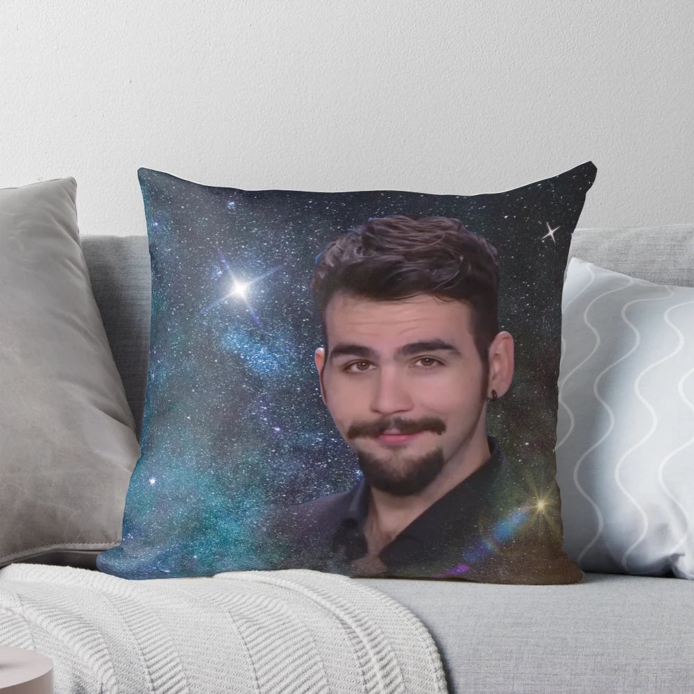 Ignazio Boschetto's "Ad Astra" Pillow, featuring the iconic Il Volo star in a stunning celestial design