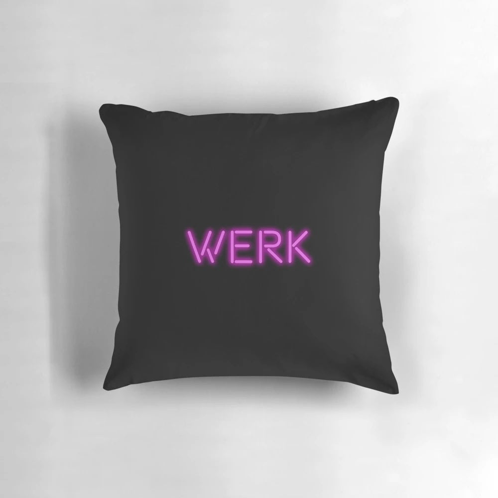 RuPaul's Drag Race 'Werk' Pillow with Glowing Lights