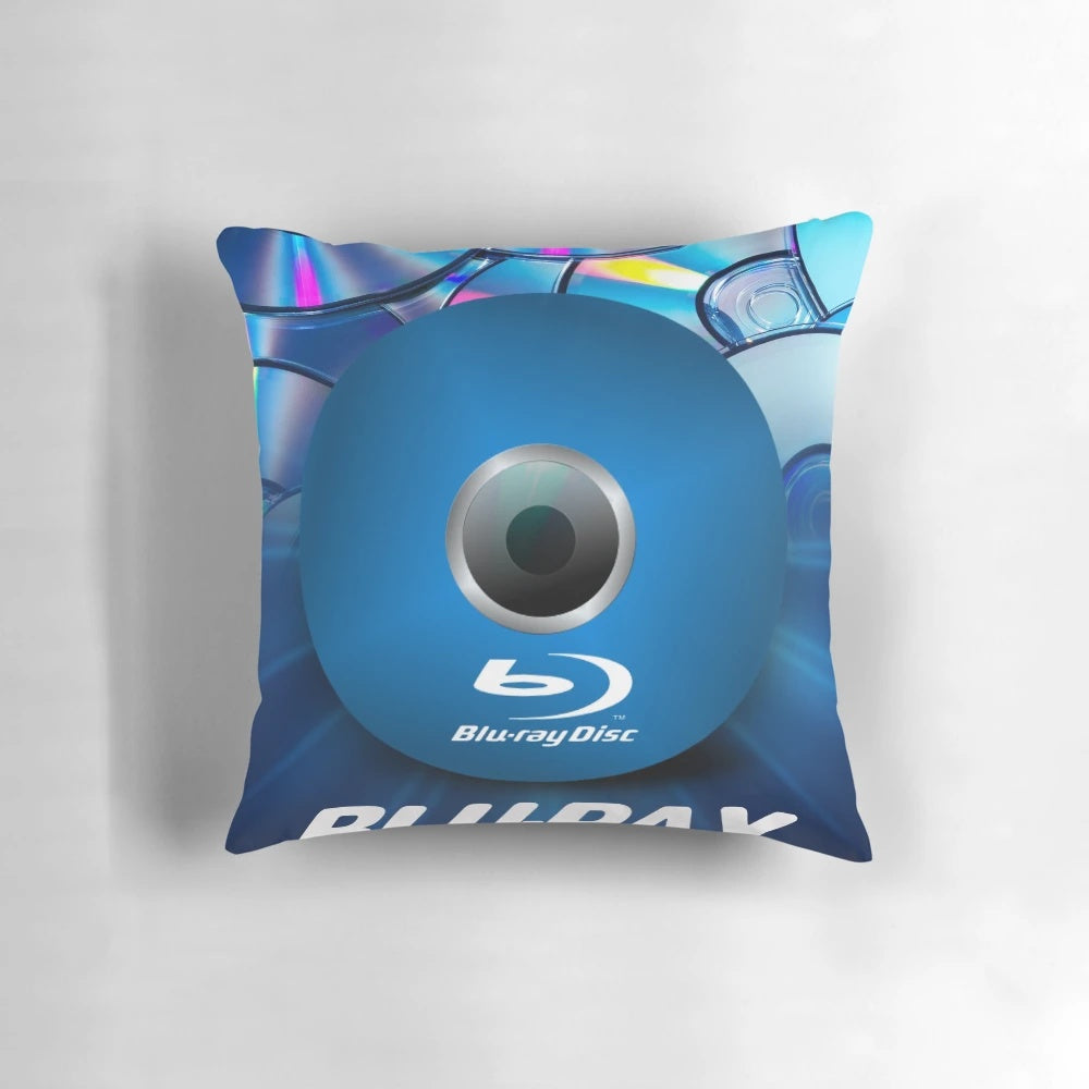 Blu-ray Pillow featuring the "Art of the Disc" design by 360 Sound and Vision