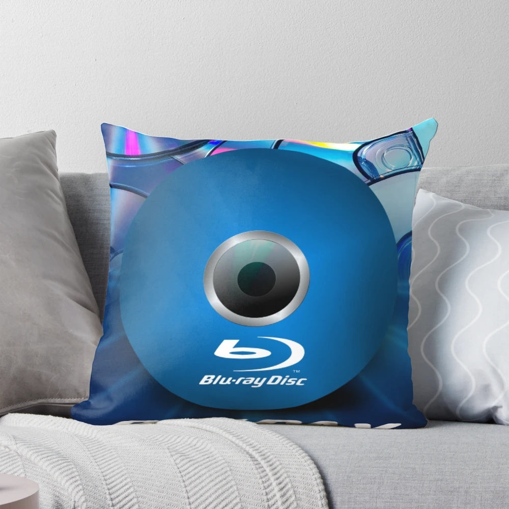 Blu-ray Pillow featuring the "Art of the Disc" design by 360 Sound and Vision