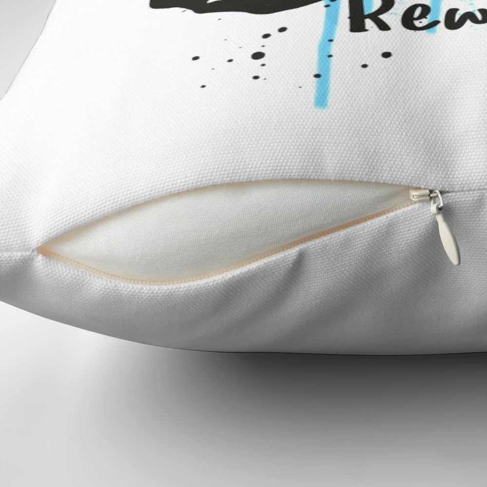 Life Is Strange video game-inspired pillow featuring Max and Chloe against a backdrop of the iconic butterfly effect