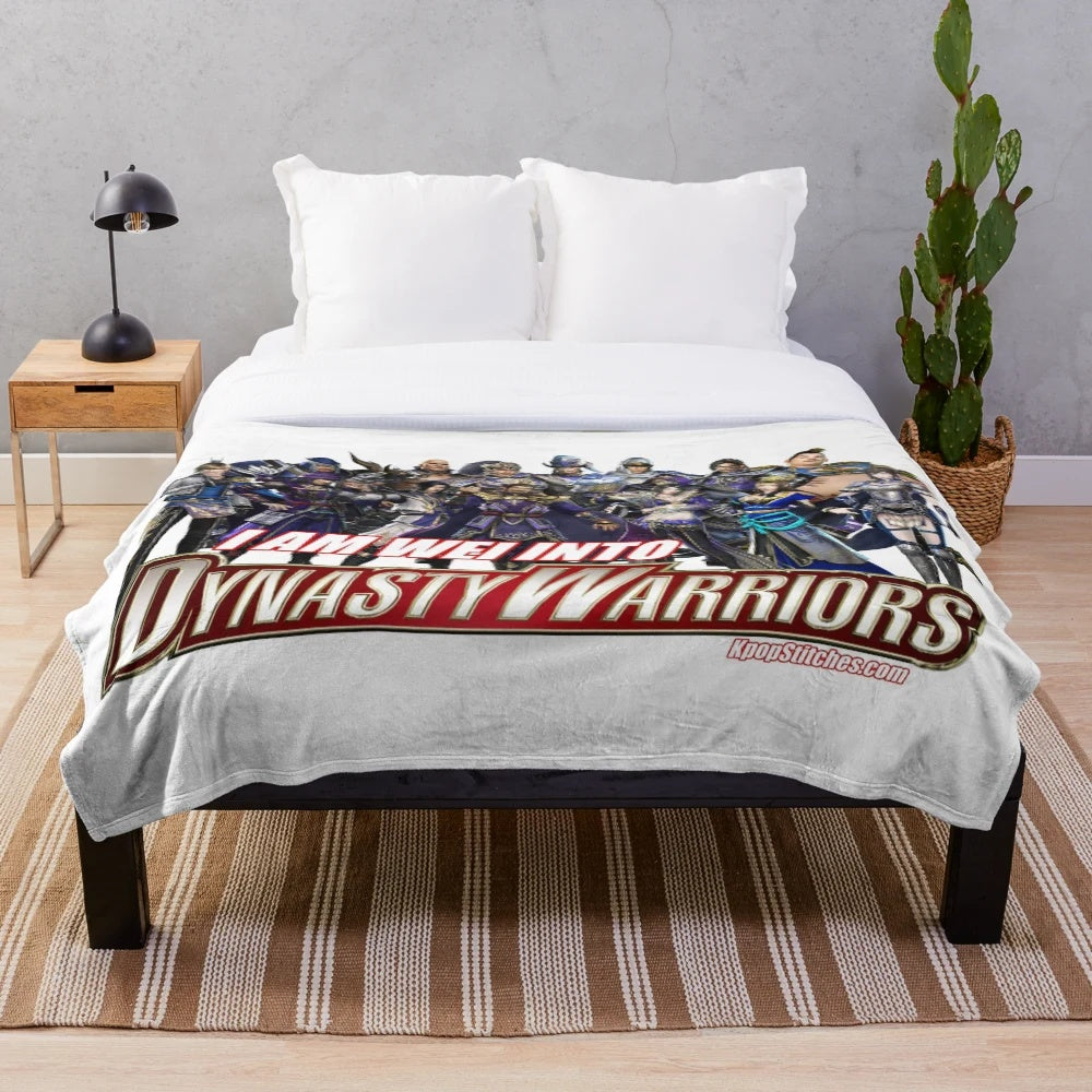 Dynasty Warriors video game inspired plush blanket