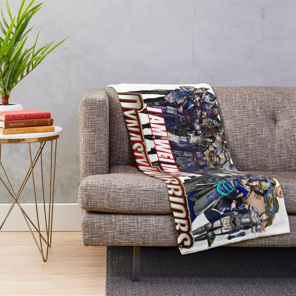 Dynasty Warriors video game inspired plush blanket