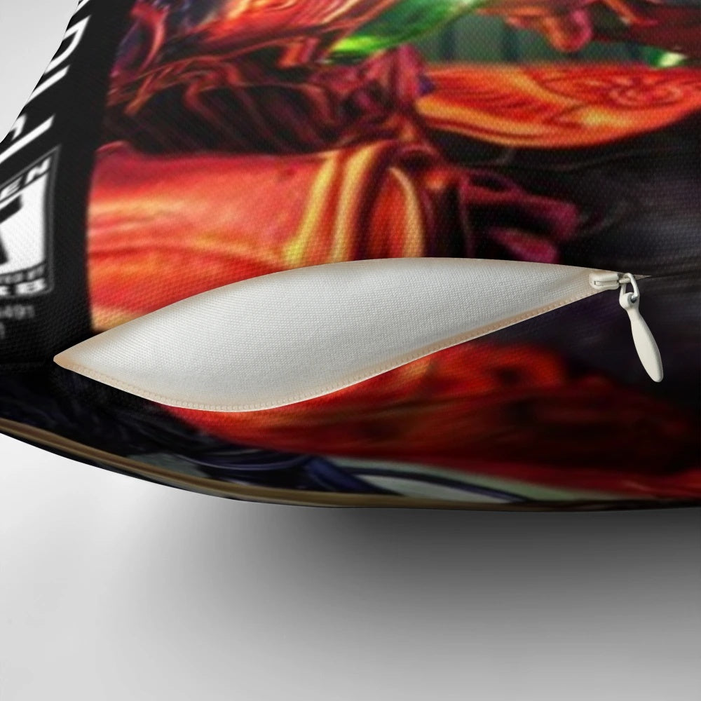 A Pillow Featuring the Iconic Protagonist from the Legend of Dragoon PS1 Game