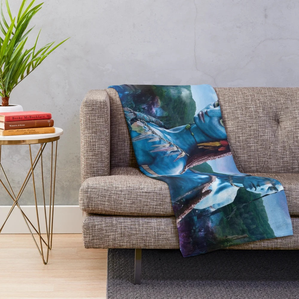Avatar movie-inspired plush blanket