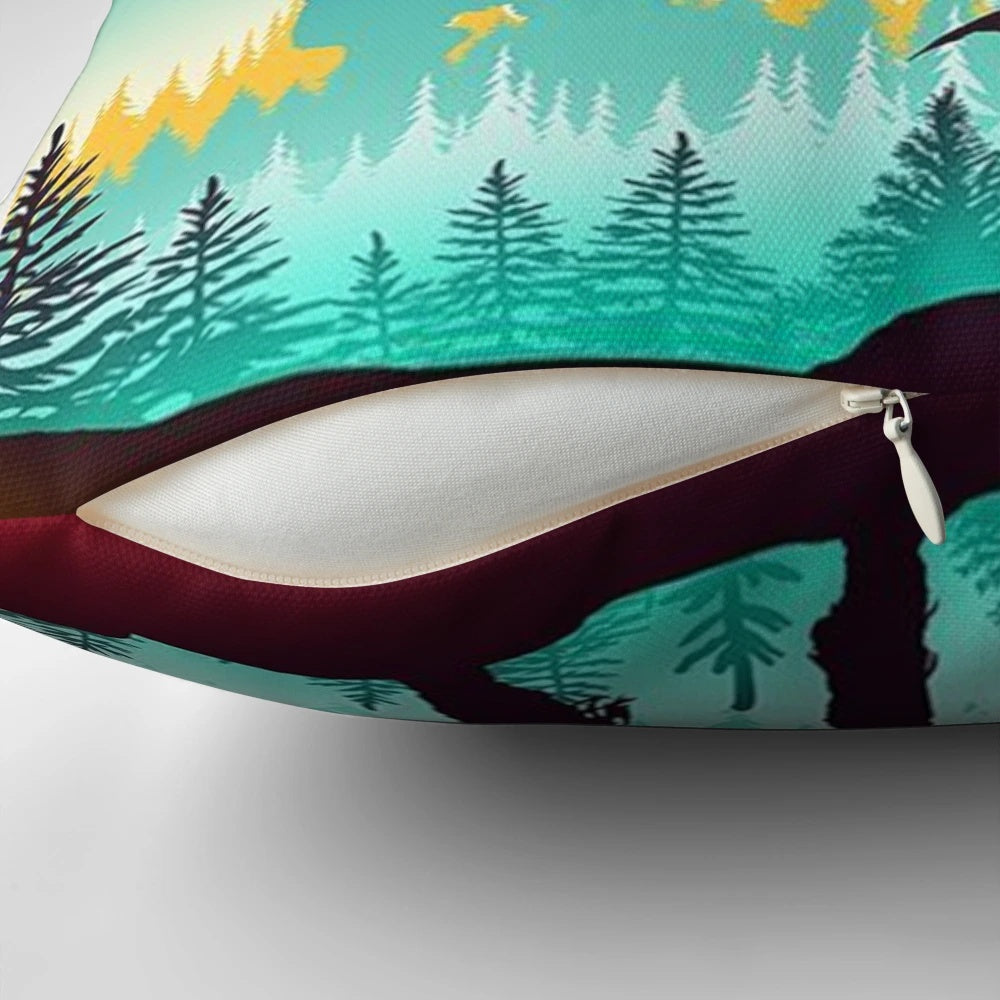 Horizon Zero Dawn Pillow featuring the character Aloy