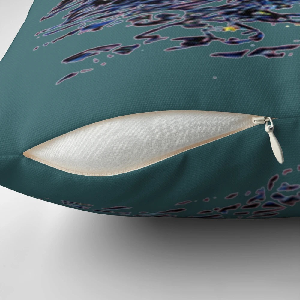 Van Gogh-inspired premium pillow featuring iconic Lord of the Rings characters and imagery