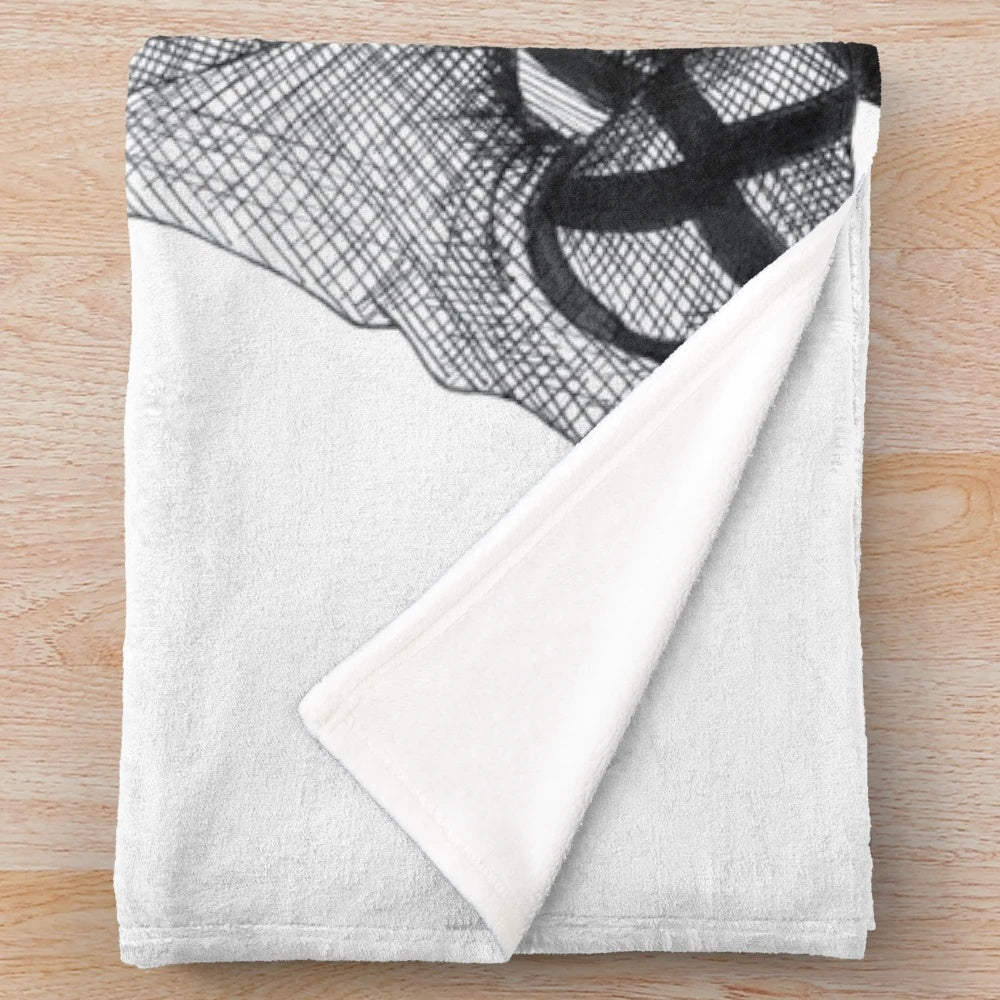 Hak Plush Blanket - Yona of the Dawn Anime Fan Art