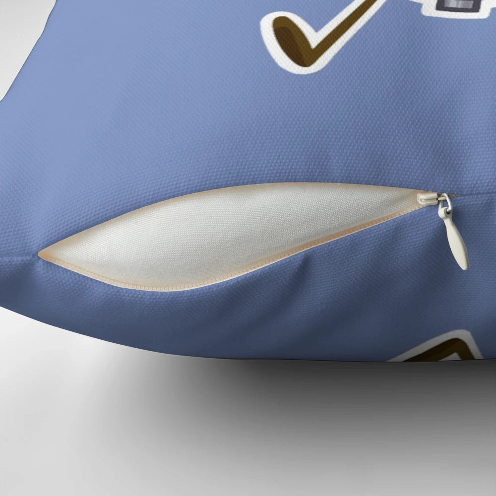 Cozy and decorative Inanimate Insanity inspired pillow with a lightbulb character design