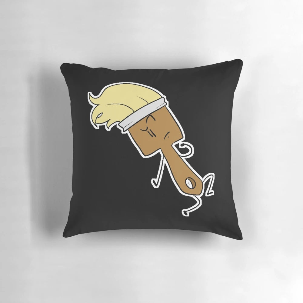 Inanimate Insanity Paintbrush Pillow - Soft, plush object show themed pillow
