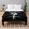 Michael Jackson-inspired plush blanket featuring iconic musician