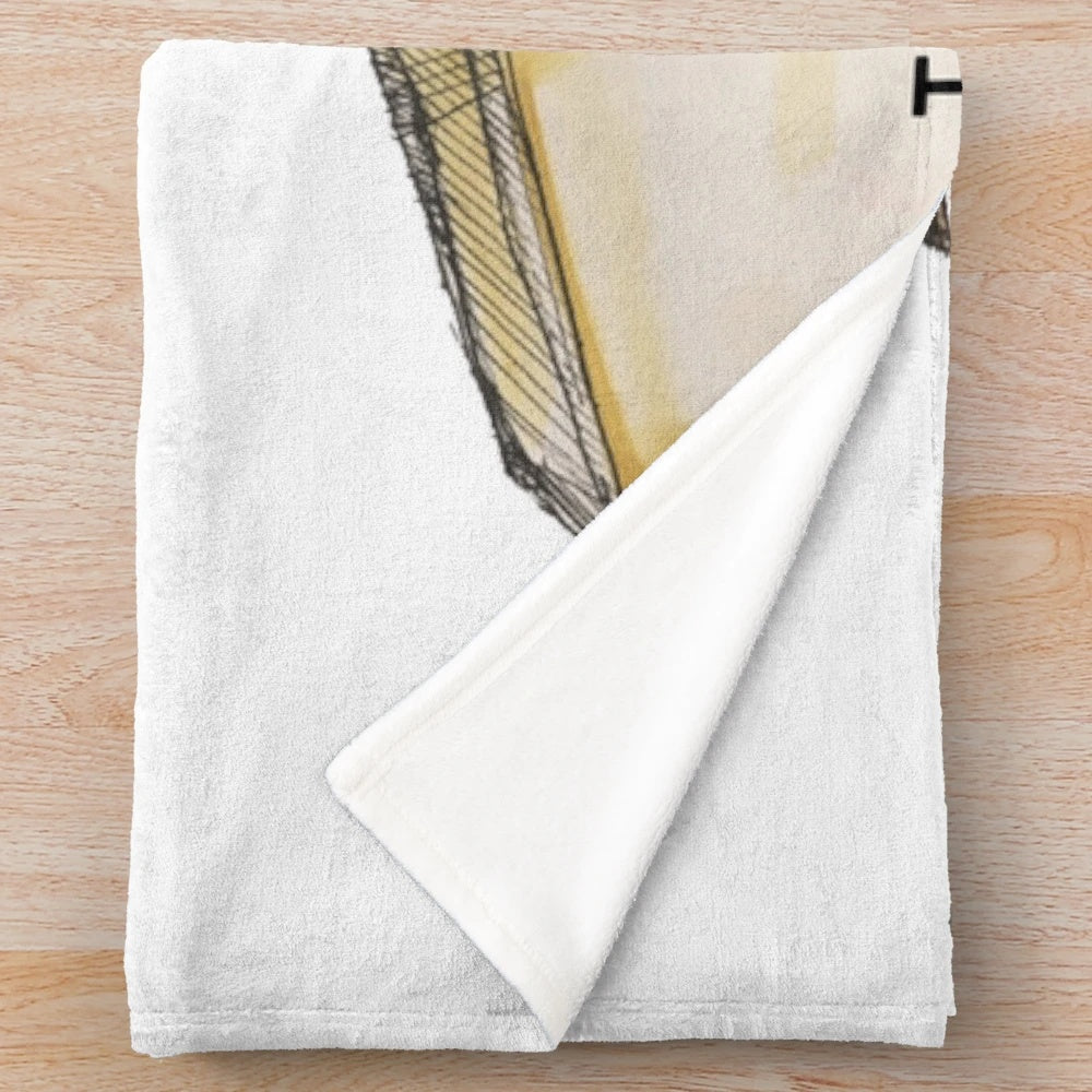 Cozy plush blanket featuring the logo and lyrics of indie music band The Front Bottoms