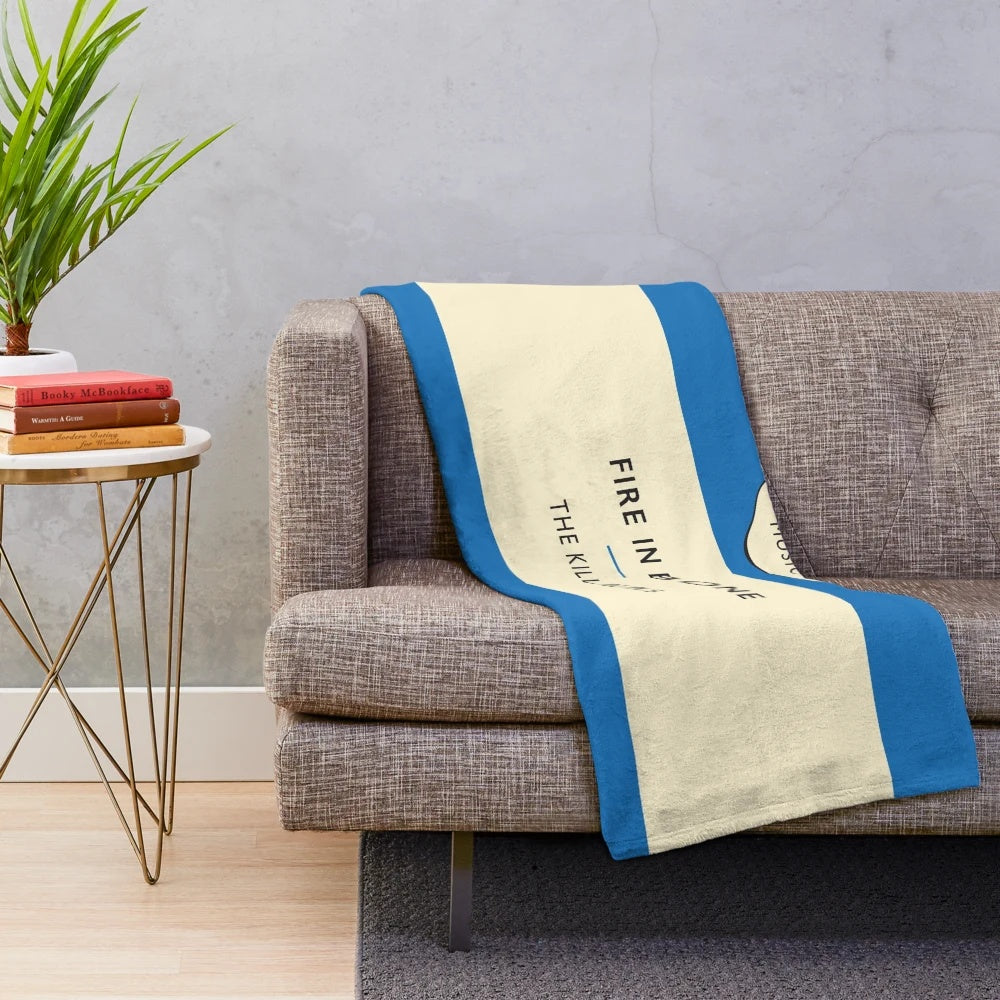 The Killers-inspired plush blanket with Penguin Classics book cover design