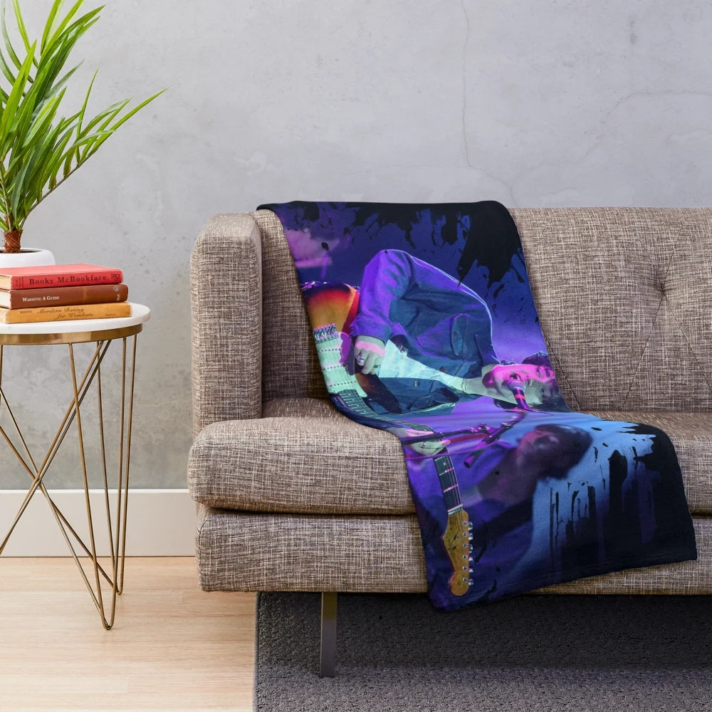 Soft and cozy plush blanket featuring the indie rock band Inhaler