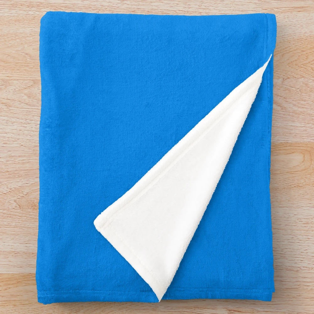 Plush blanket featuring the Indochine band logo in rock and new wave style