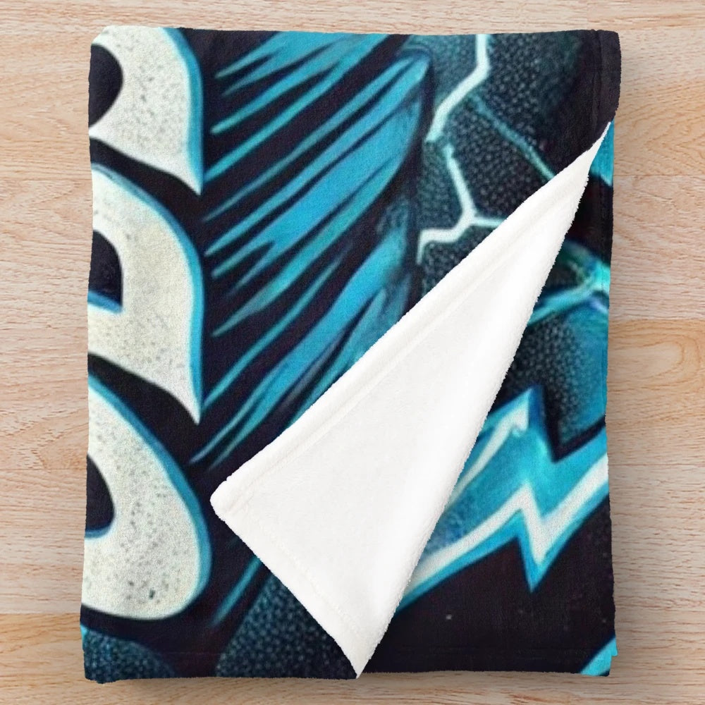 Obsession Plush Blanket featuring a dark, cinematic design
