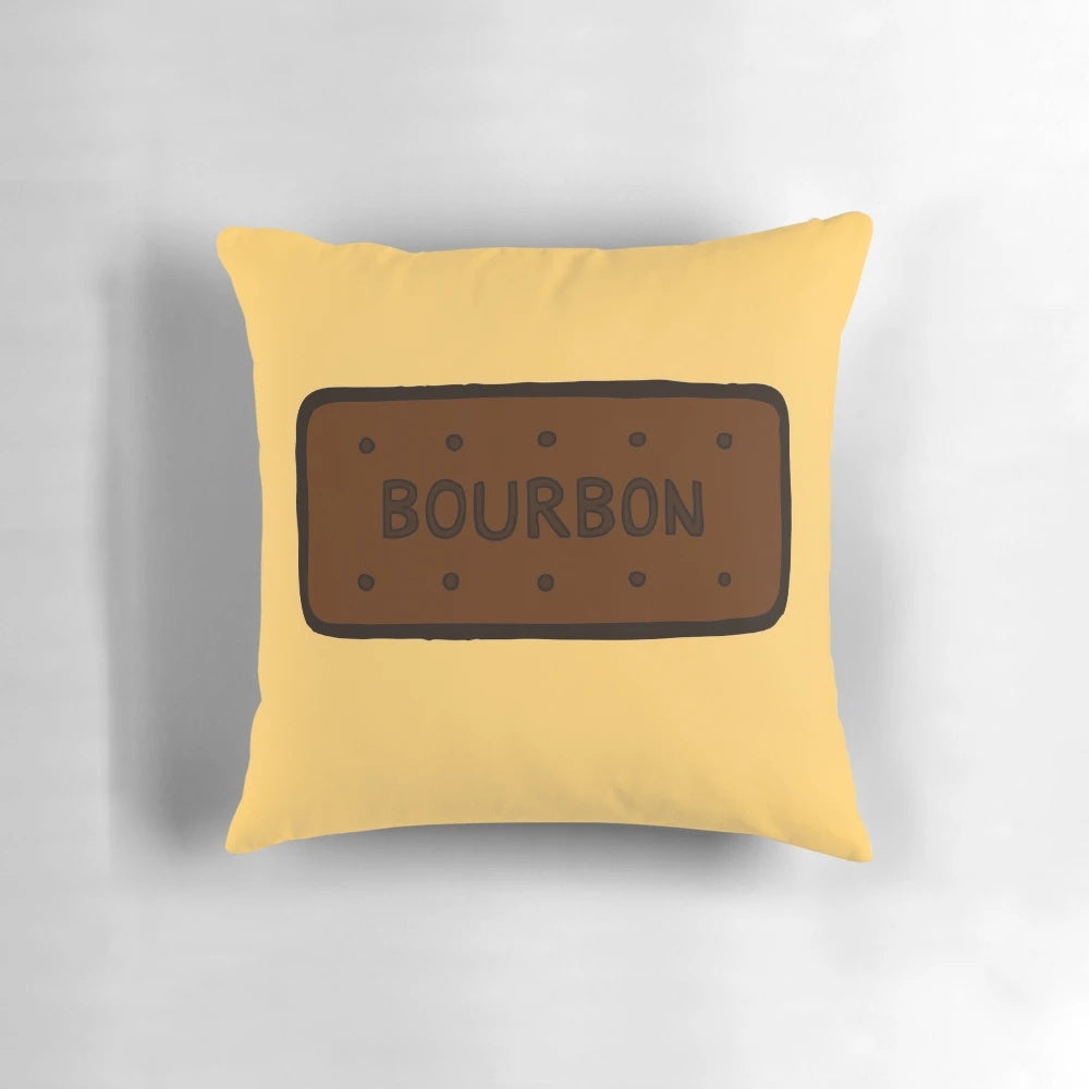 Chocolate Bourbon Biscuit Pillow - A Delightful Blend of British Charm and Cozy Indulgence