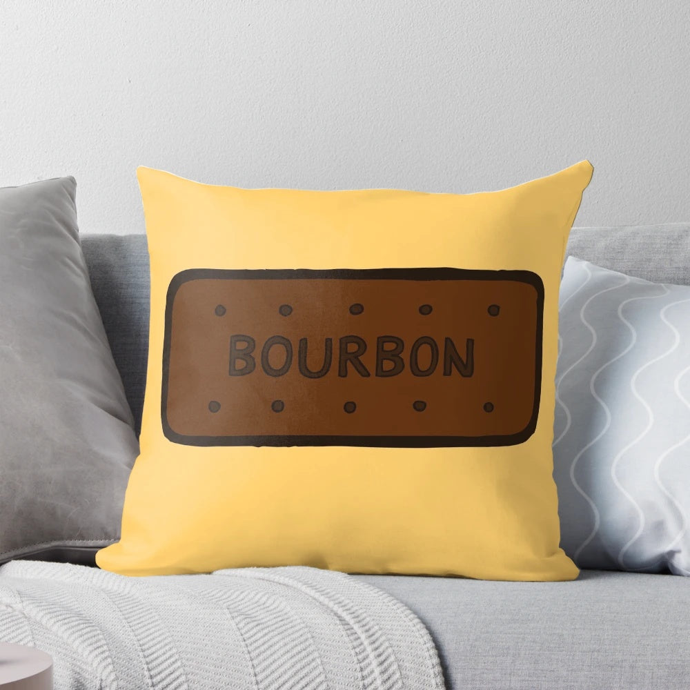 Chocolate Bourbon Biscuit Pillow - A Delightful Blend of British Charm and Cozy Indulgence