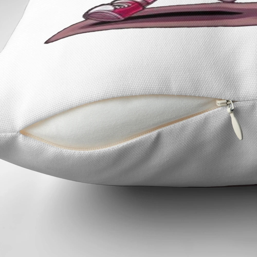 Soft, plush pillow featuring a Nutella-inspired design for a cozy, delightful addition to any home.