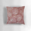 Soft, plush Italian salami-patterned decorative pillow for home decor