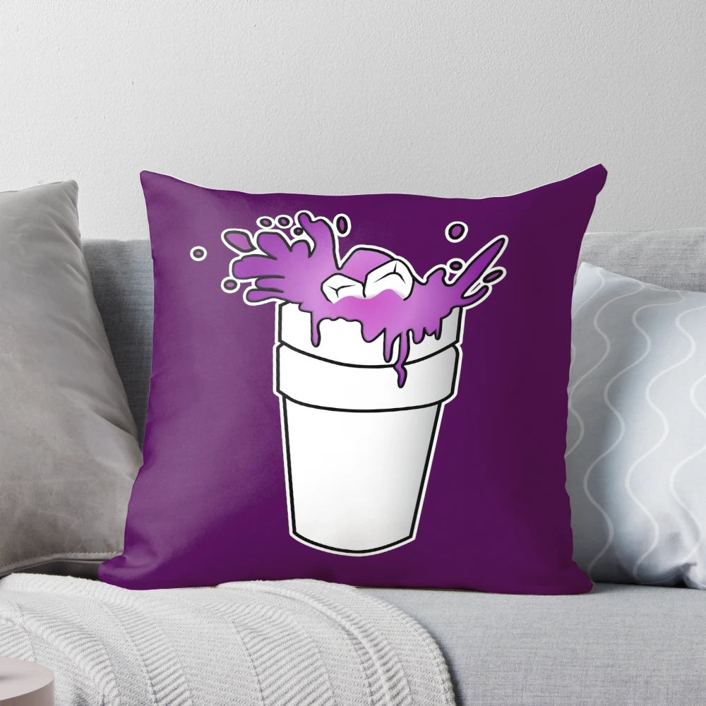 Purple Lean Pillow, Soft and Comfortable Pillow for Relaxation