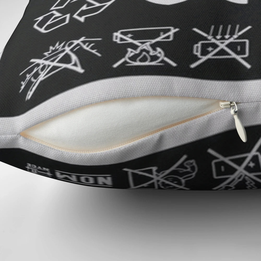 Inflatable expanding fun pillow