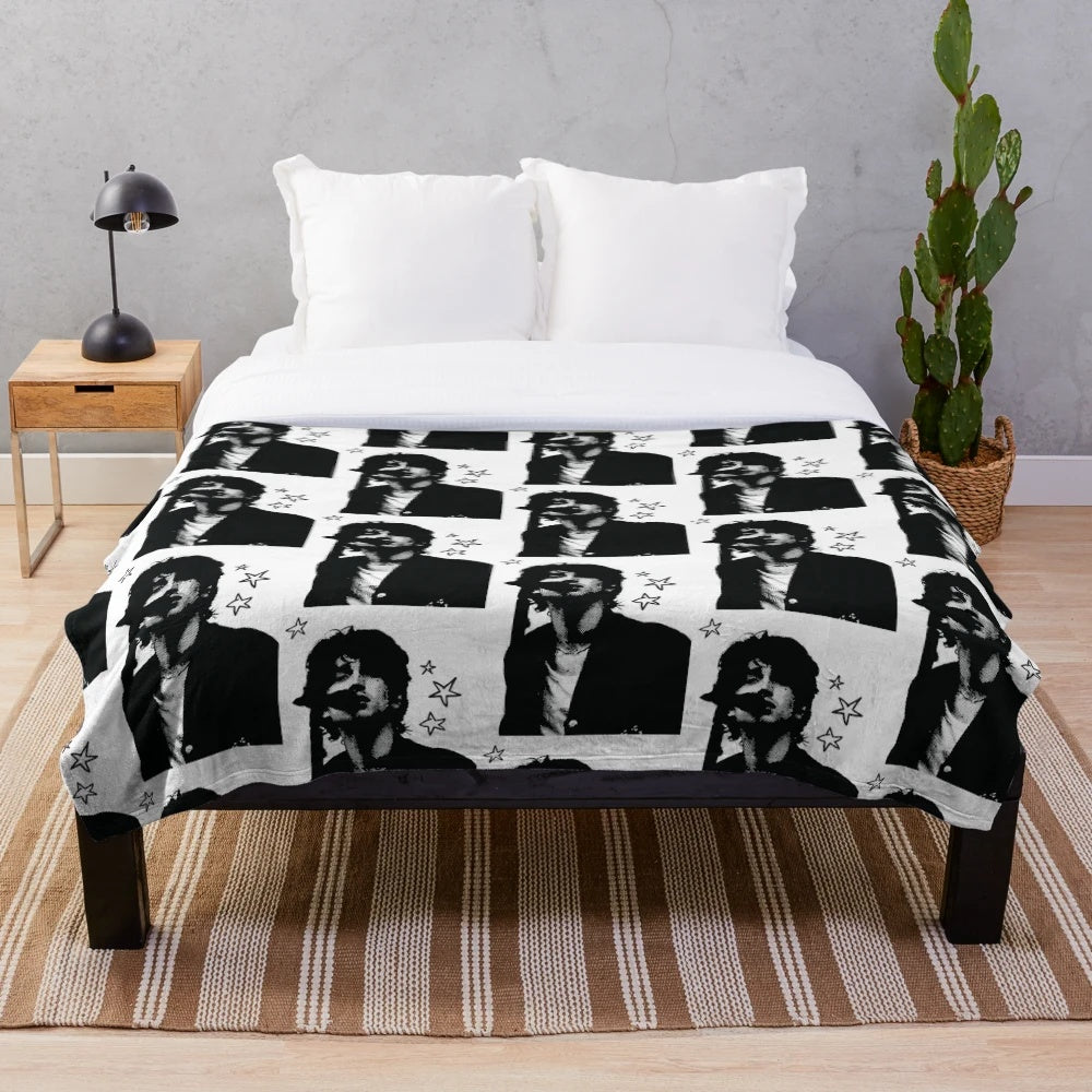 Inhaler band Elijah Hewson inspired plush blanket