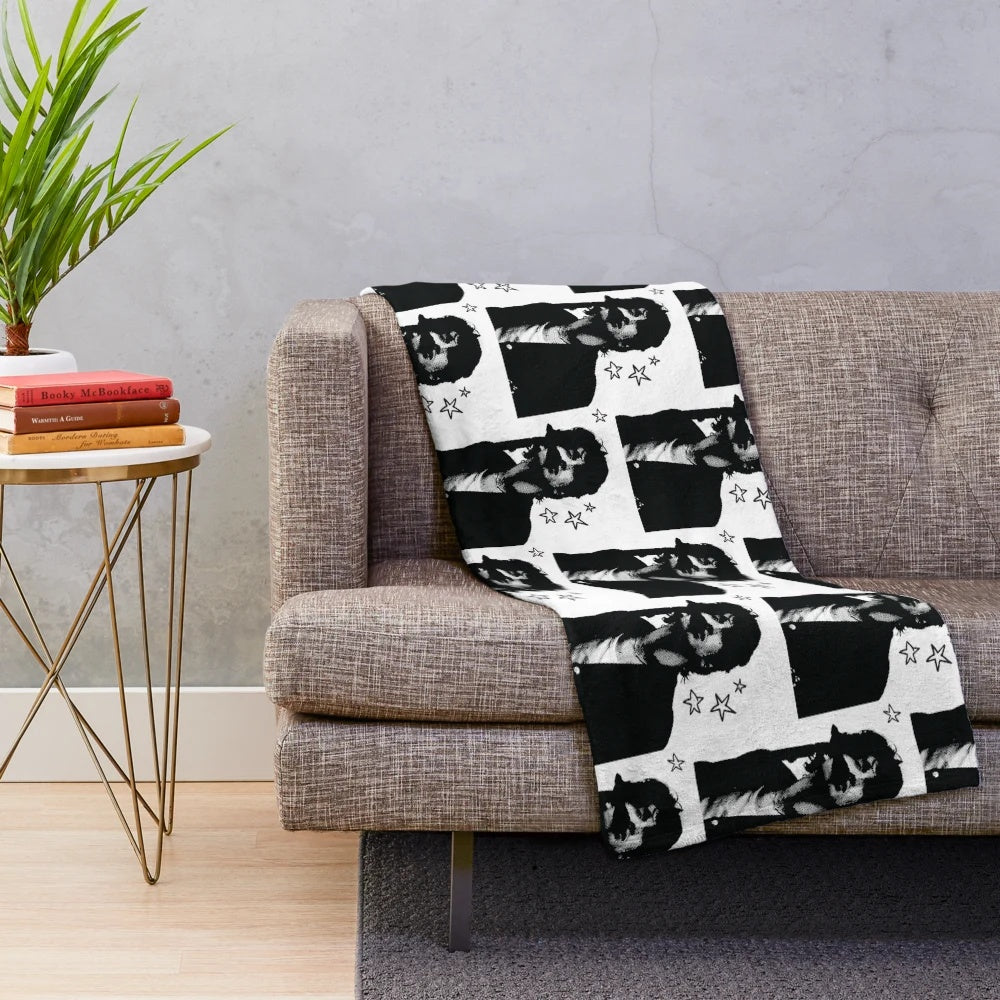 Inhaler band Elijah Hewson inspired plush blanket