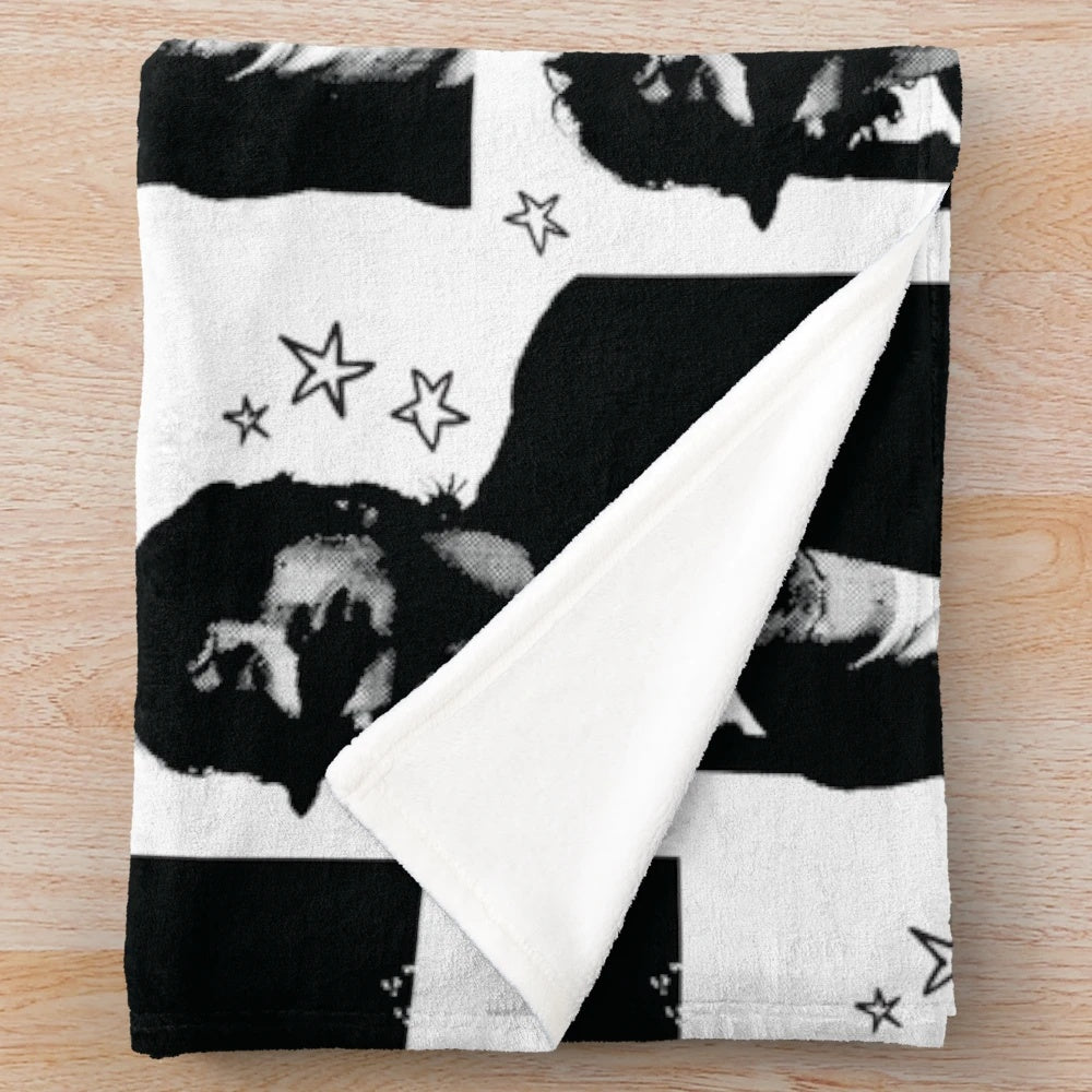 Inhaler band Elijah Hewson inspired plush blanket