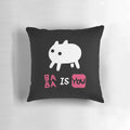 "BABA IS YOU" themed pillow featuring characters from the popular indie logic game