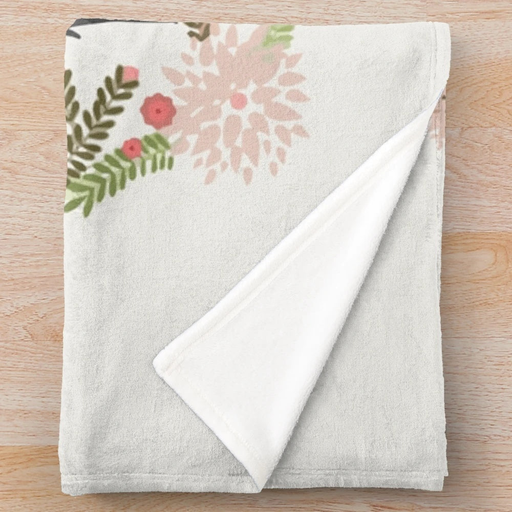Soft and cozy plush blanket featuring a beautiful Christian quote from the Bible