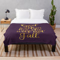 Inspirational Christian women plush blanket with "God is Within Her" design