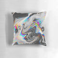 A white decorative pillow with the text "Confusion in Her Eyes That Says It All" printed on it.