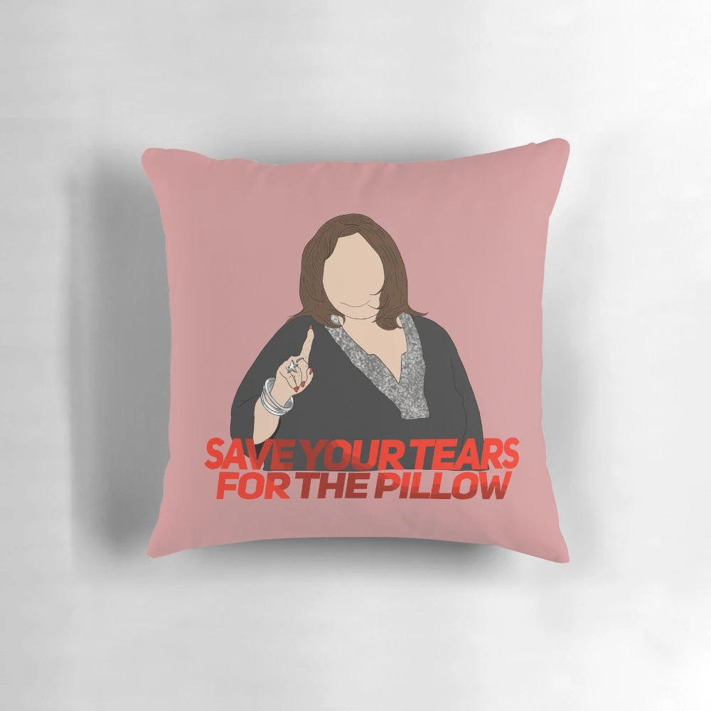 Inspirational dance moms themed pillow with focus keywords