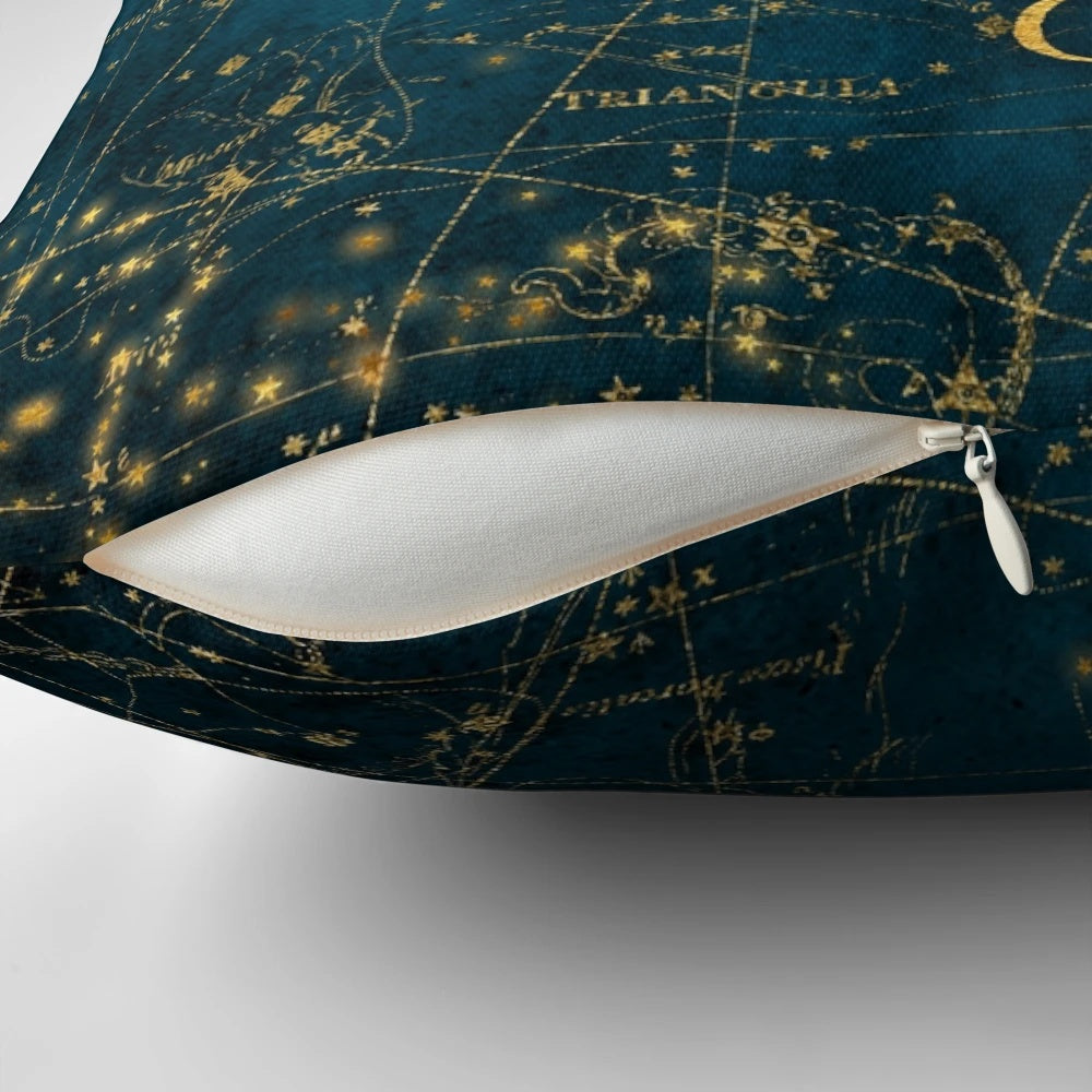 Inspirational "Don't Let The Hard Days Win" reading pillow with stars design
