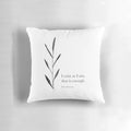I Exist As I Am" Motivational Pillow with Walt Whitman Poem Quote