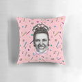 Colorful "I'm a Success!" pillow with retro pop art design, featuring characters from classic 90s Australian films.